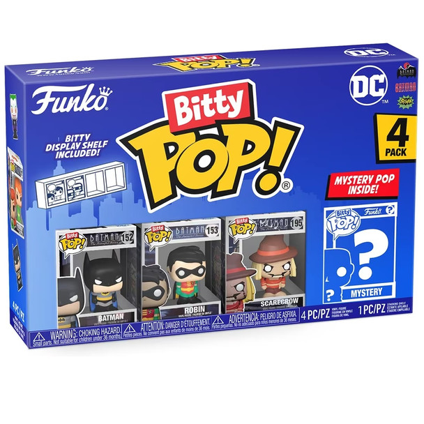 Funko Bitty Pop: DC Comics S1 4-Pack (Styles Vary)