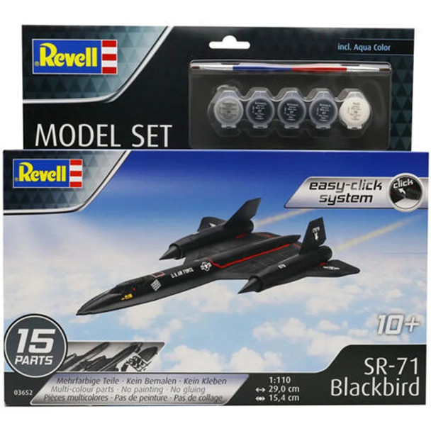 Revell 63652 1:110 SR-71 Blackbird Model Starter Kit