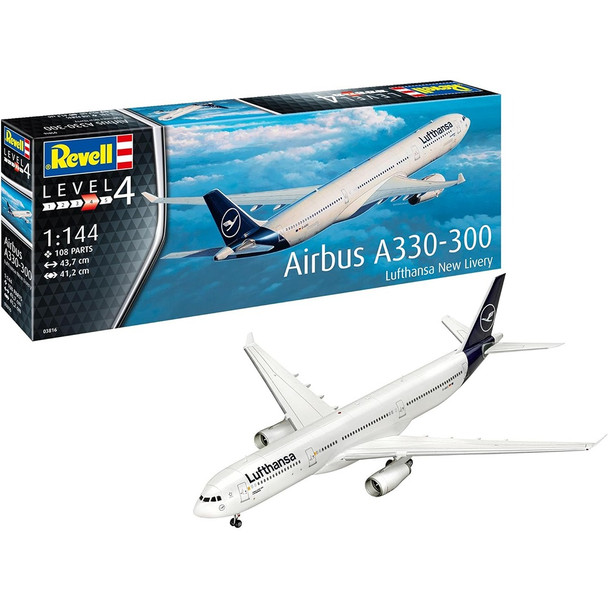 Revell 03816 Airbus A330-300 - Lufthansa New Livery 1:144 Plastic Model Kit