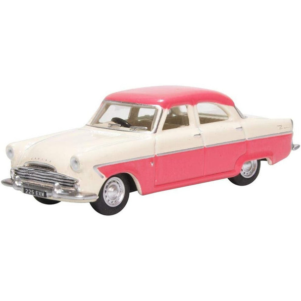 Oxford Diecast Ford Zodiac Mkii Ermine White And Pink