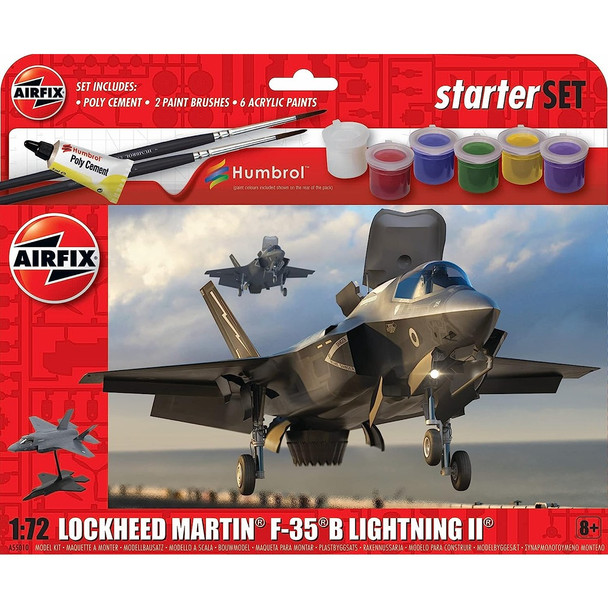 Airfix Starter Set - Lockheed Martin F-35B Lightning II 1:72 Model Kit