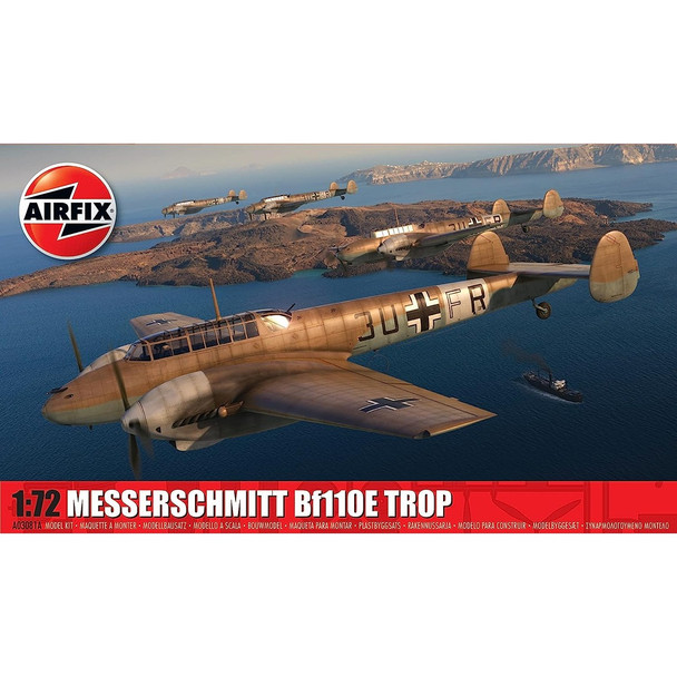 Airfix Messerschmitt Bf110E Trop 1:72 Model Kit