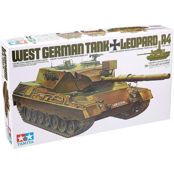 Tamiya 1:35 West German Tank Leopard A4 Model Kit