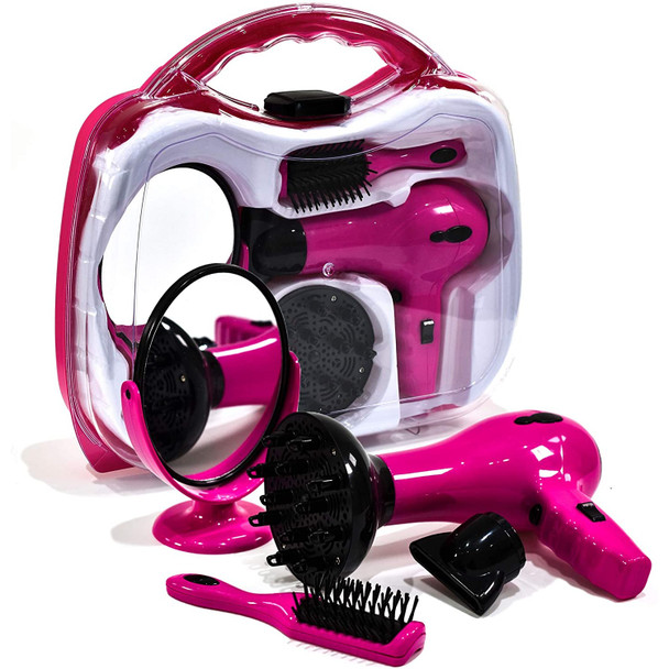 Battery Operated Hairstyler Set In Carry Case