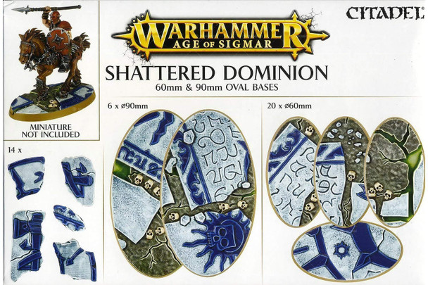 Games Workshop - Warhammer Age of Sigmar - Shattered Dominion Oval Bases 60/90 mm