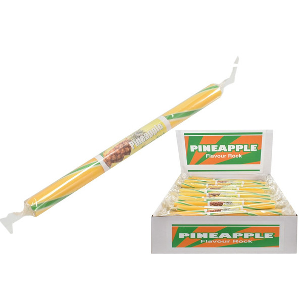 Pack of 20 Medium Flavoured Rock Sticks - Pineapple