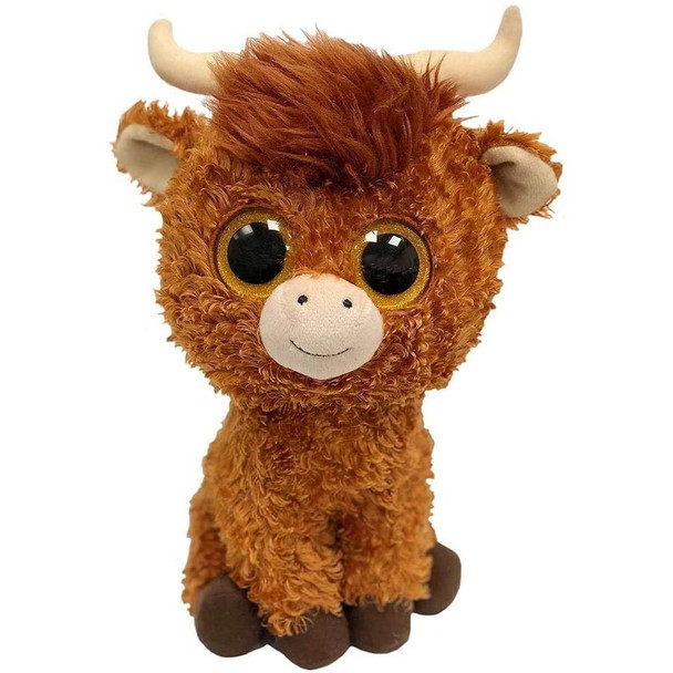 TY Beanie Buddy Angus the Highland Cow - Medium 24 cm