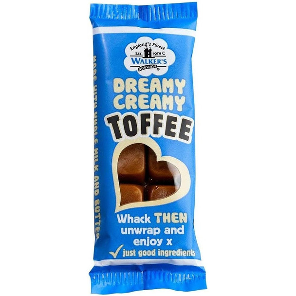 Walkers Ns Dreamy Creamy Toffee Bar    One Supplied