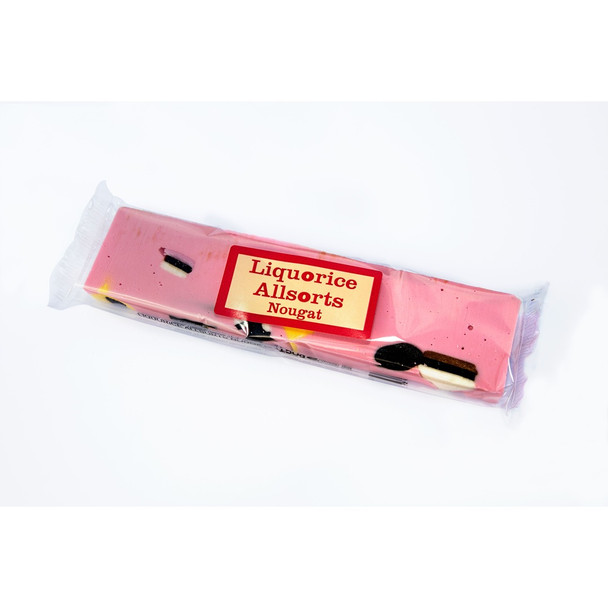 The Real Candy Co. Liquorice Allsorts Nougat Bars 150G  (One Supplied)