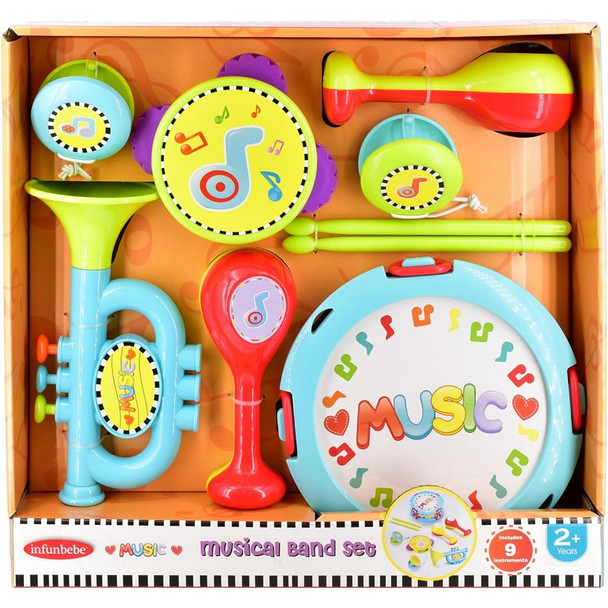 Infunbebe Toddlers' Musical Band Set 9 Pieces