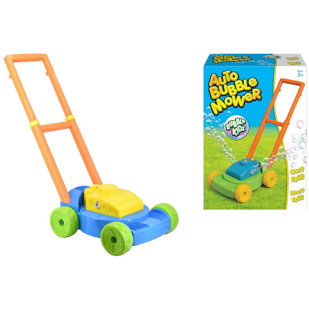 Bubble Kidz Auto Bubble Mower & Bubbles