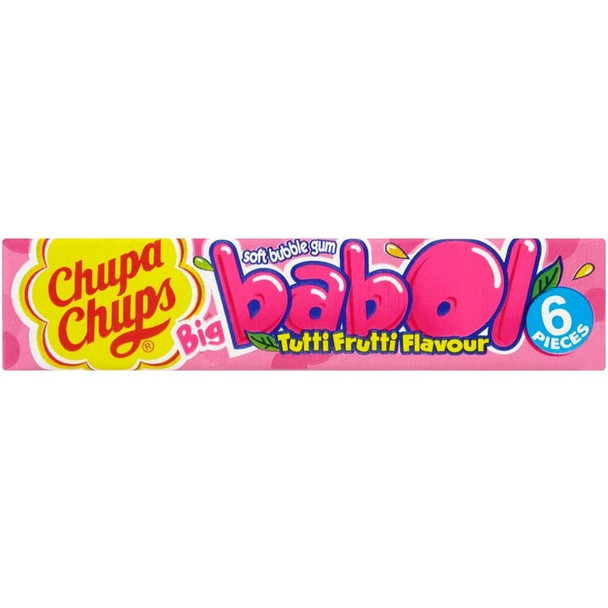 Chupa Chups Babol Gum Tutti Frutti (One Supplied)