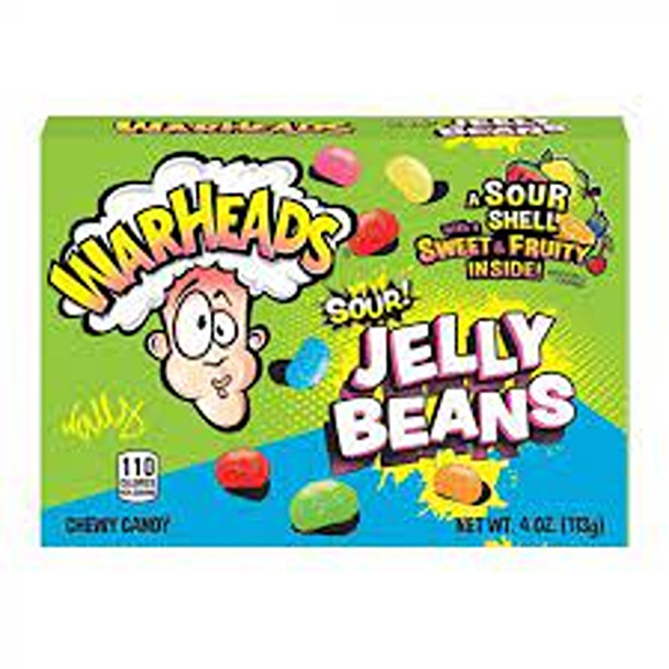 Warheads Sour Jelly Beans Theatre Box 113G