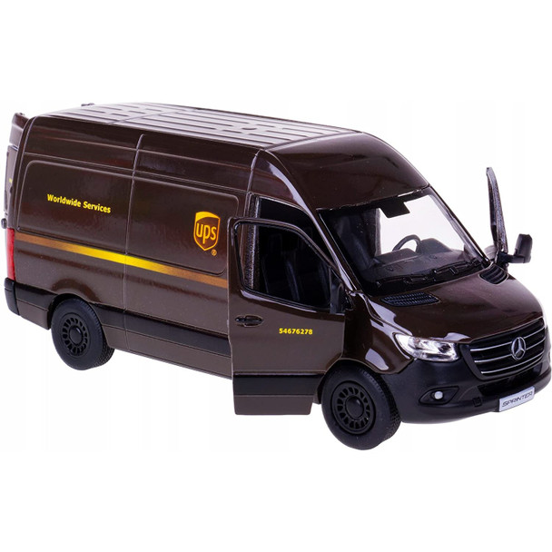 5" Mercedes Benz Sprinter Brown UPS Van