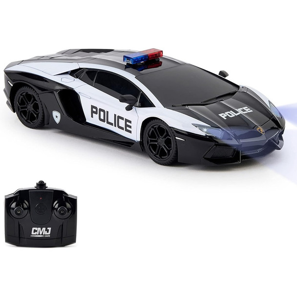 Remote Control 1:24 Lamborghini Aventador LP 700-4 Police Car 2.4Ghz