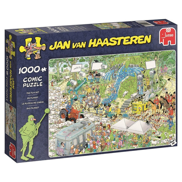 Jumbo 19074 Jan Van Haasteren The Film Set 1000 Piece Jigsaw Puzzle
