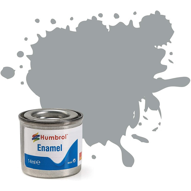 Humbrol Enamel Paint 14ml No 129 US Gull Grey - Satin