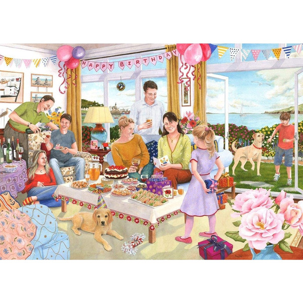 House Of Puzzles - Happy Birthday 1000 Piece Jigsaw Puzzle