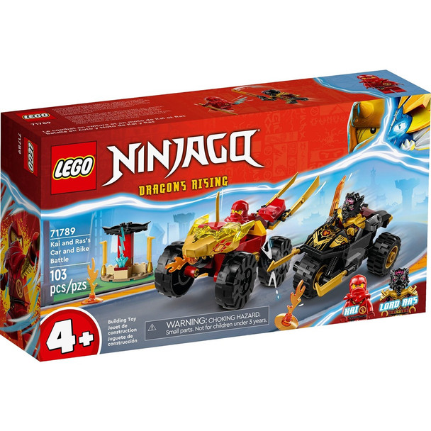 LEGO 71789 Ninjago Kai And Ras's Car And Bike Battle