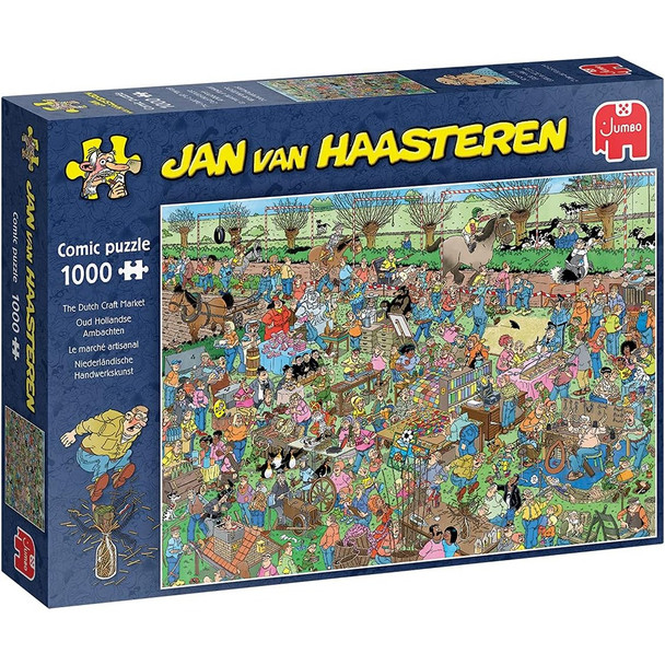 Jan Van Haasteren The Dutch Craft Market 1000 Piece Jigsaw Puzzle
