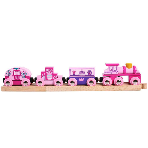 Bigjigs Wooden Railway Princess Train