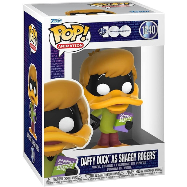 Funko Pop Animation: Hanna-Barbera - Daffy As Shaggy - Warner Brothers 100Th