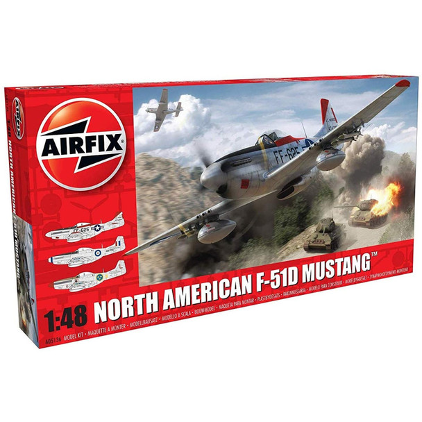 Airfix A05136 North American F51D Mustang 1:48 Model Kit