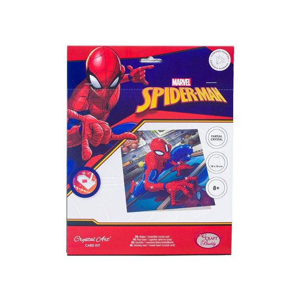 Crystal Art Spiderman 18X18Cm Crystal Art Card