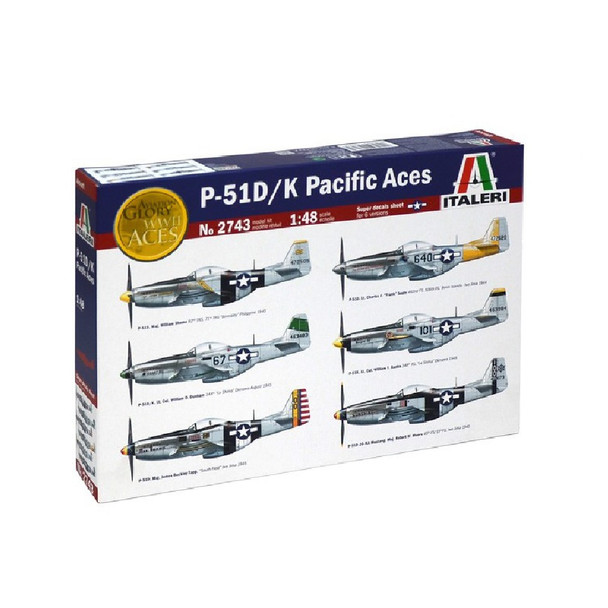 Italeri 2743 P51 D/K Pacific Aces Model Kit