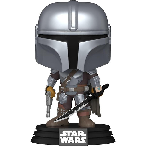 Funko POP! Vinyl: Star Wars - The Mandalorian With Darksaber Collectable Figure