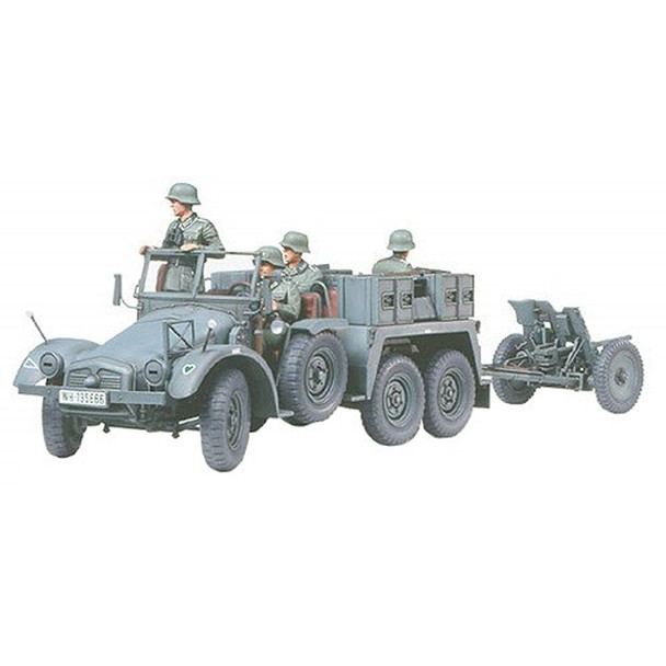 Tamiya 35259 WWII German Krupp Protze PaK Model Kit Scale 1:35