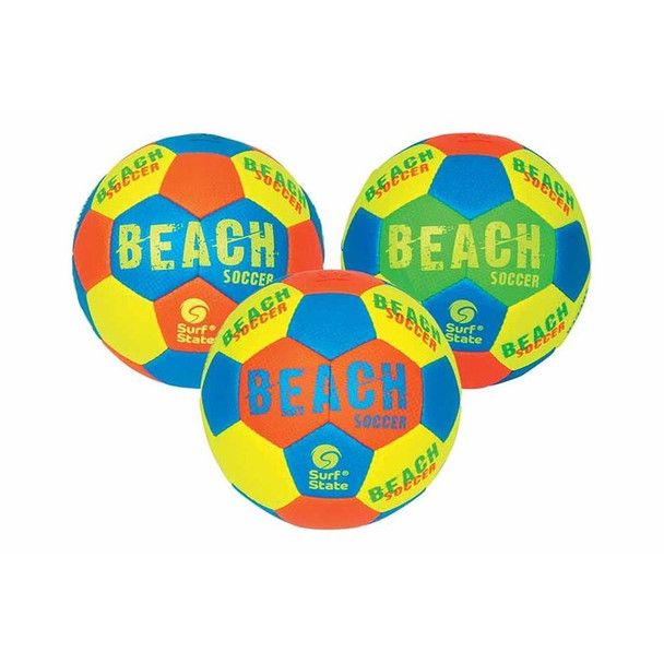 Surf State Beach Soccer Ball 32 Panel Flat (Colours Vary)