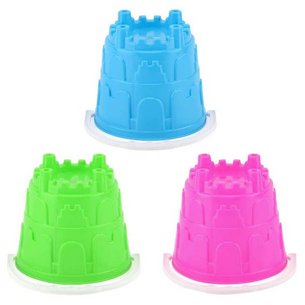 Small Round Castle Bucket (Colours Vary)