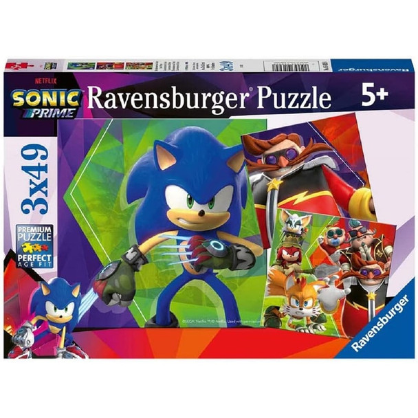 Ravensburger Sonic Prime 3X49 Piece Jigsaw Puzzle