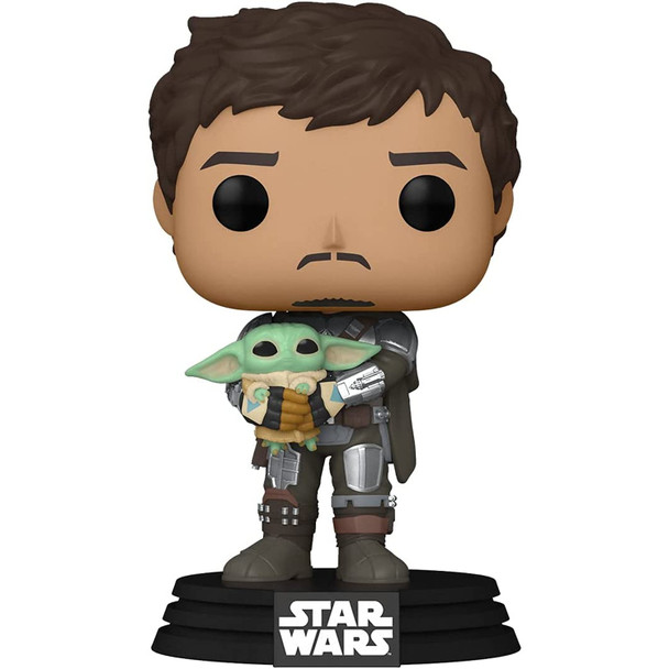 Funko POP! Vinyl: Star Wars Mandalorian Holding Child