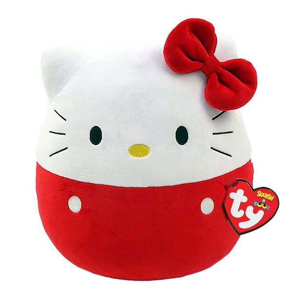 TY Hello Kitty (Red) Squish-a-Boo 10"