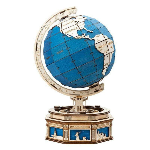 Rokr The Globe Wooden Model Kit