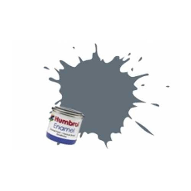 Humbrol Enamel Paint 14ml No 125 US Dark Grey - Satin