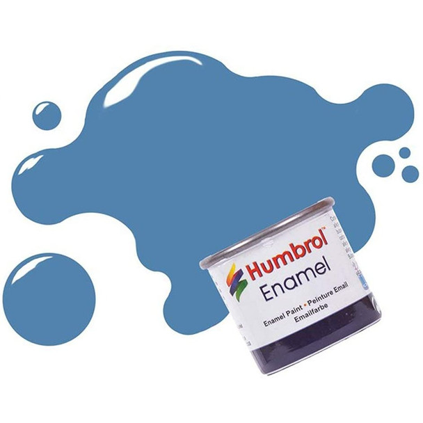 Humbrol Enamel Paint 14ml No 109 Ww1 Blue - Matt