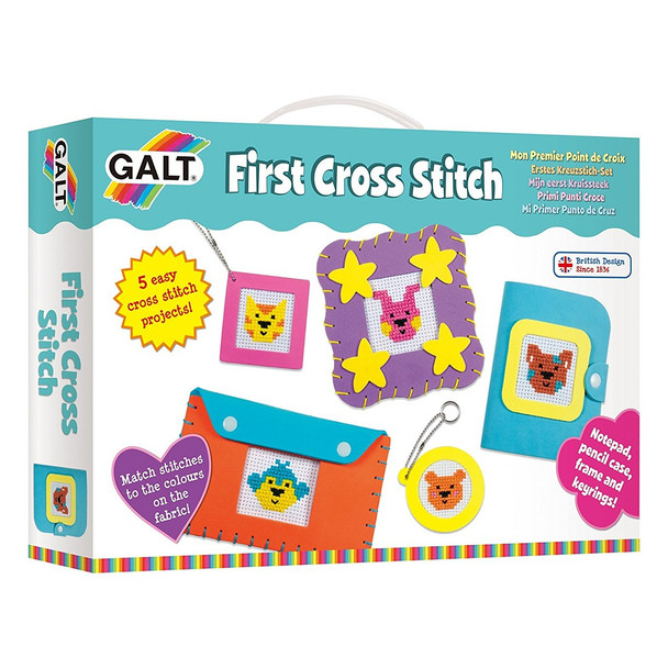 Galt First Cross Stitch Embroidery Craft Kit