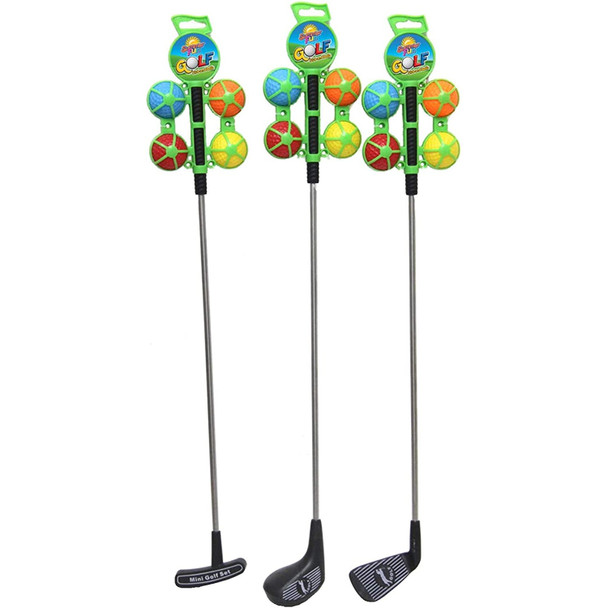 Golf Club With Metal Shaft & 4 Balls