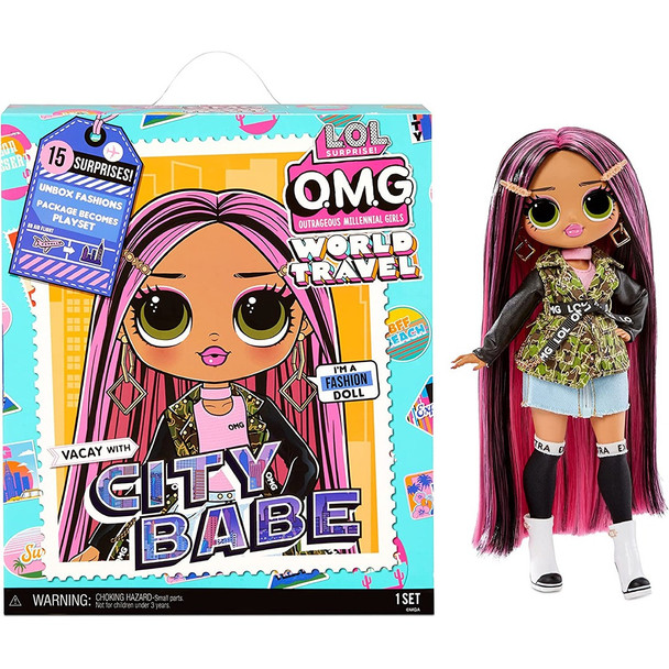 L.O.L. Surprise Omg Travel Doll City Babe
