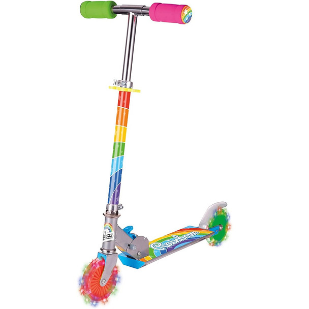 Rainbow Scooter With Flashing Wheels