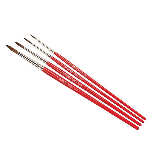Humbrol Evoco Brush Pack - Size 0/2/4/6