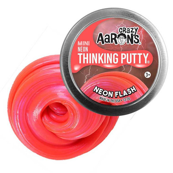 Crazy Aaron’s Thinking Putty - Neon Flash Mini Tin