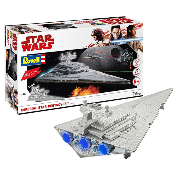 Revell 6749 Wars Imperial Star Destroyer with Lights & Sounds Plastic Model Kit