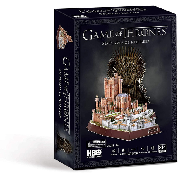 Paul Lamond Game of Thrones Red Keep 314 Piece 3D Jigsaw Puzzle