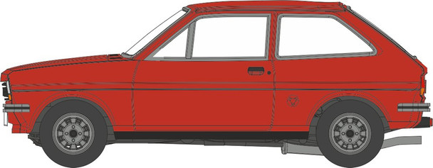 Oxford Diecast 76FF006 Ford Fiesta Mk1 Terracotta