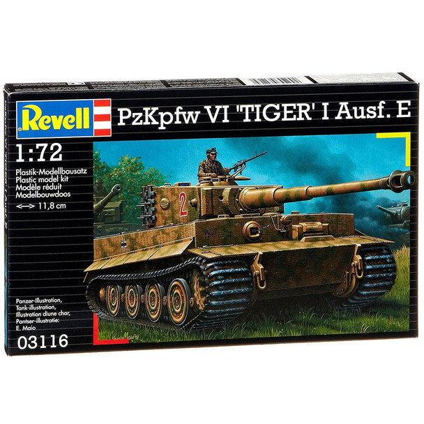 Revell 3116 1:72 PzKpfw VI Tiger I Ausf.E Plastic Model Kit