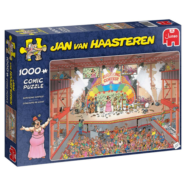 Jumbo Jan Van Haasteren - Eurosong contest 1000 Piece Jigsaw Puzzle